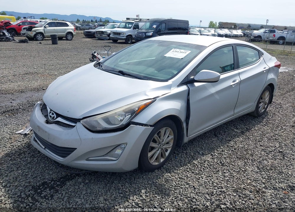 2015 HYUNDAI ELANTRA VIN: KMHDH4AE1FU230896