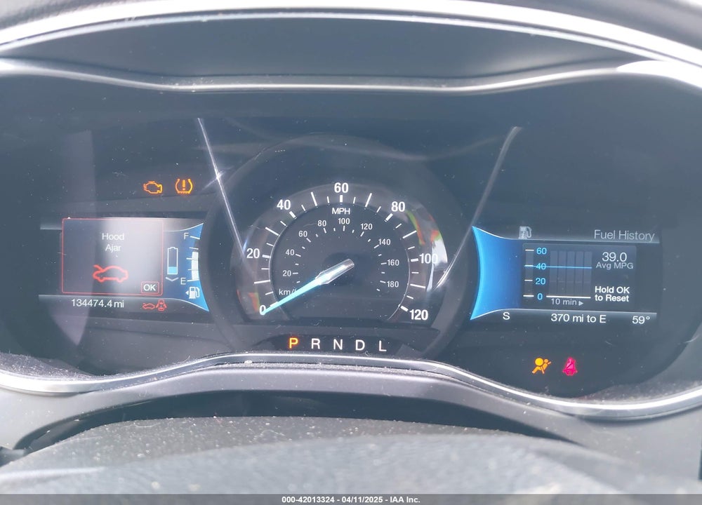 2016 FORD FUSION VIN: 3FA6P0LU6GR127095