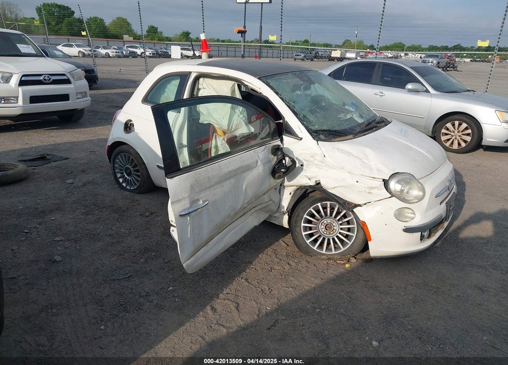 2012 FIAT 500 LOUNGE VIN: 3C3CFFCR2CT121388