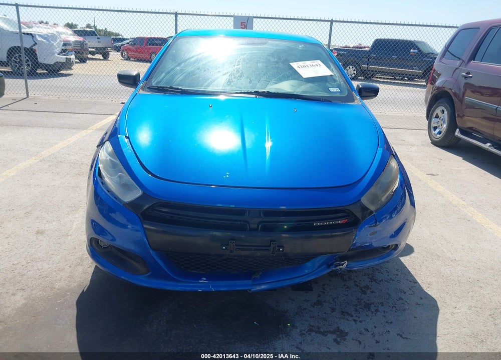 2015 DODGE DART VIN: 1C3CDFBB2FD378443