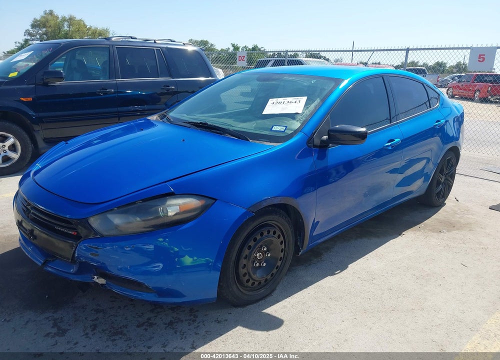 2015 DODGE DART VIN: 1C3CDFBB2FD378443
