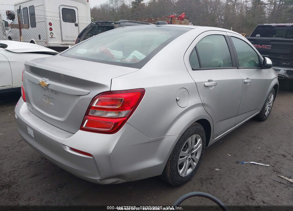 2020 CHEVROLET SONIC VIN: 1G1JB5SBXL4100722