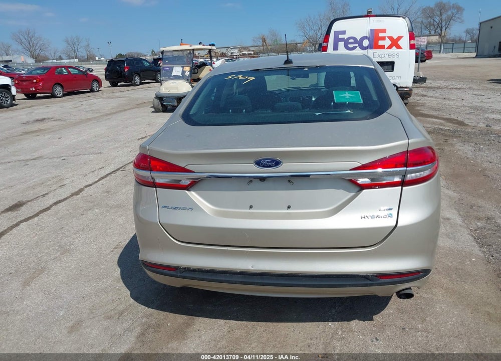 2017 FORD FUSION VIN: 3FA6P0LU0HR166590