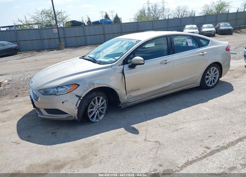 2017 FORD FUSION VIN: 3FA6P0LU0HR166590