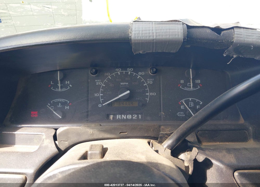 1997 FORD F-350 XL VIN: 1FTJW36G5VEC23170