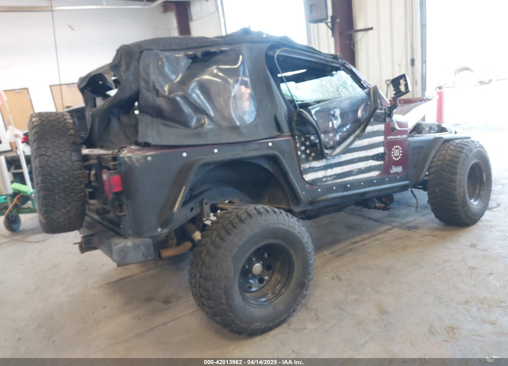 2001 JEEP WRANGLER SE VIN: 1J4FA29P01P372136
