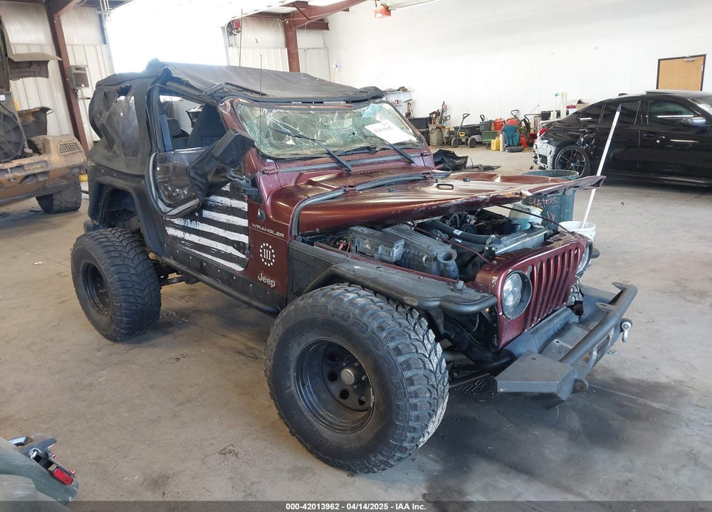 2001 JEEP WRANGLER SE VIN: 1J4FA29P01P372136