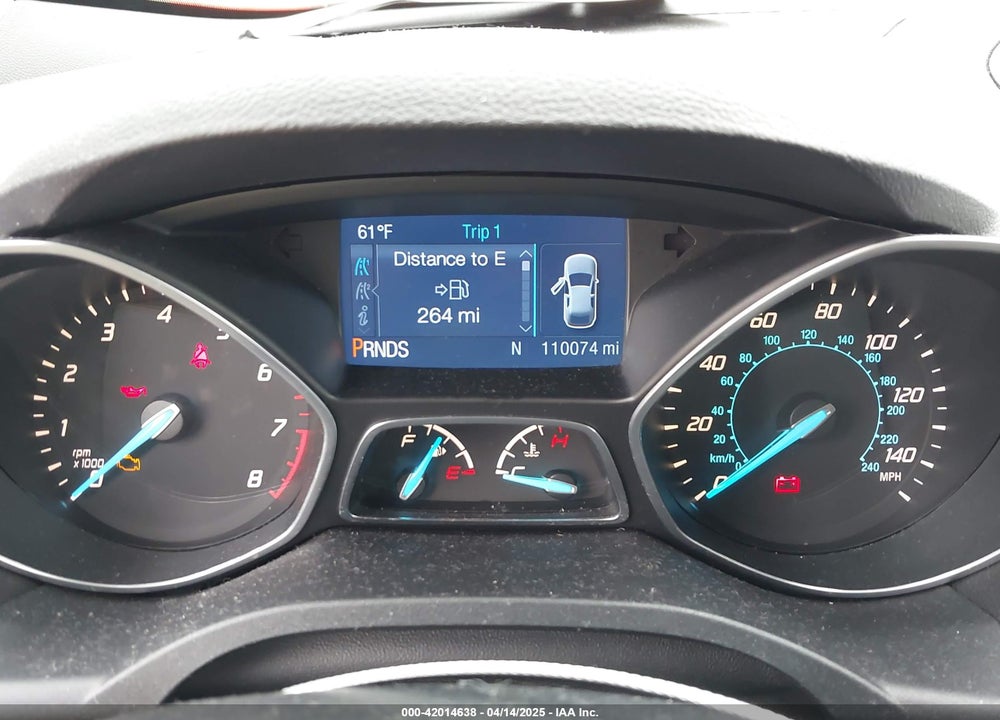 2014 FORD ESCAPE SE VIN: 1FMCU9GX3EUB41617
