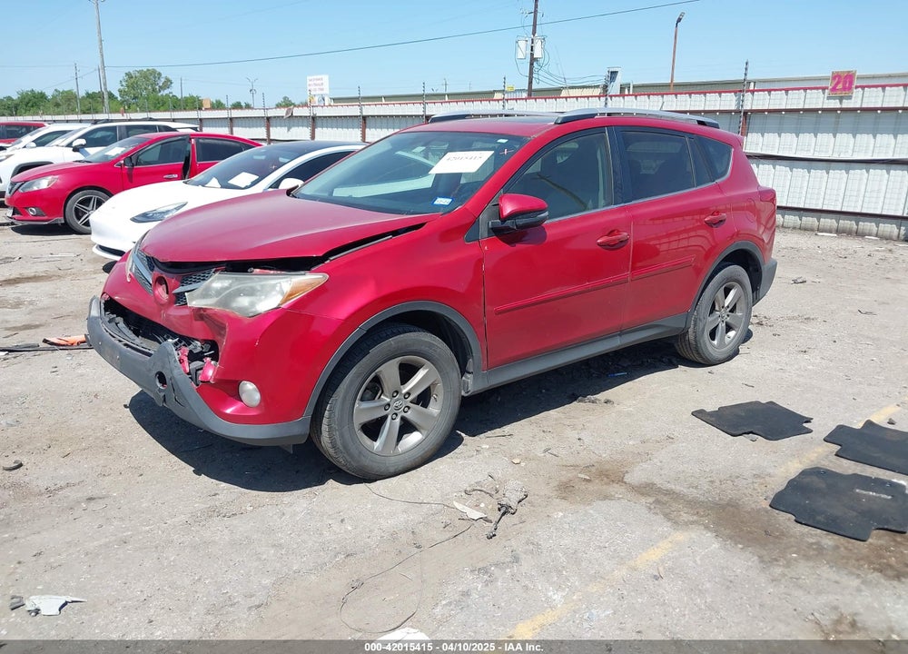 2015 TOYOTA RAV4 XLE VIN: JTMWFREV1FJ040432