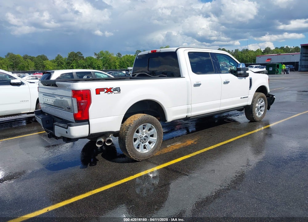 2018 FORD F-250 PLATINUM VIN: 1FT7W2BT9JEB58423