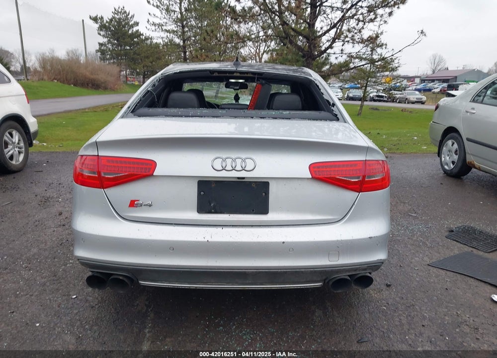 2013 AUDI S4 3.0T PREMIUM PLUS VIN: WAUBGAFL8DA096954