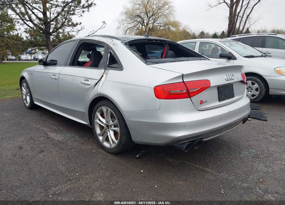2013 AUDI S4 3.0T PREMIUM PLUS VIN: WAUBGAFL8DA096954