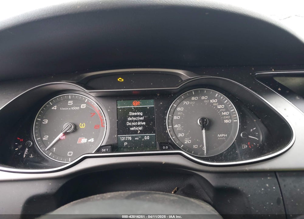 2013 AUDI S4 3.0T PREMIUM PLUS VIN: WAUBGAFL8DA096954
