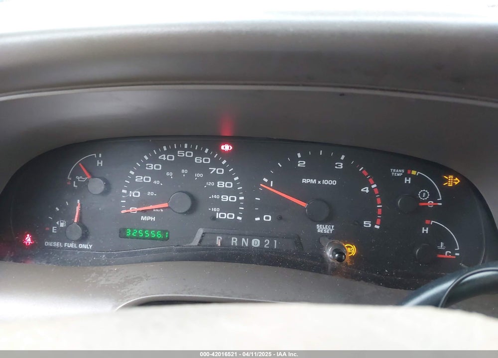 2003 FORD EXCURSION EDDIE BAUER VIN: 1FMSU45F93EA92116