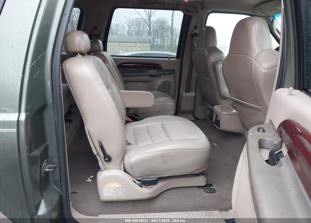2003 FORD EXCURSION EDDIE BAUER VIN: 1FMSU45F93EA92116