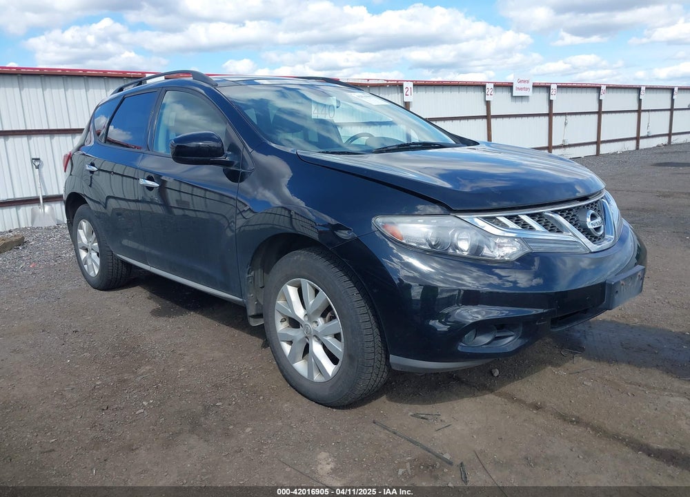 2012 NISSAN MURANO S/SL/LE VIN: JN8AZ1MWXCW202798