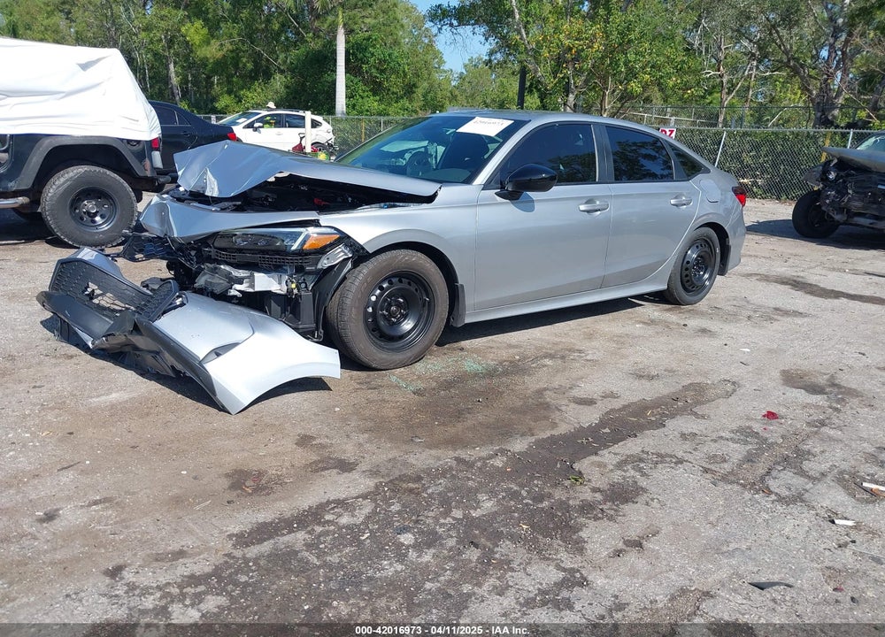 2025 HONDA CIVIC SPORT VIN: 2HGFE2F57SH522960