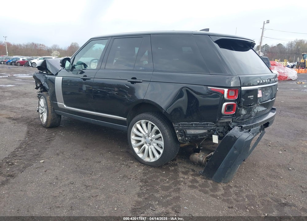 2021 LAND ROVER RANGE ROVER VIN: SALGS2RU3MA422587