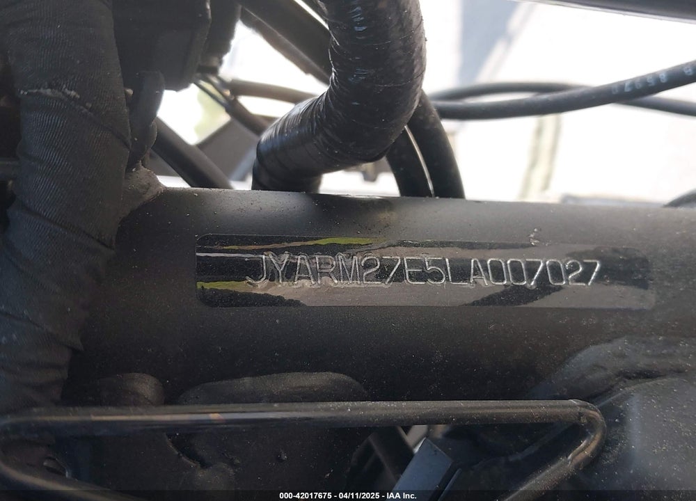 2020 YAMAHA MT07 VIN: JYARM27E5LA007027