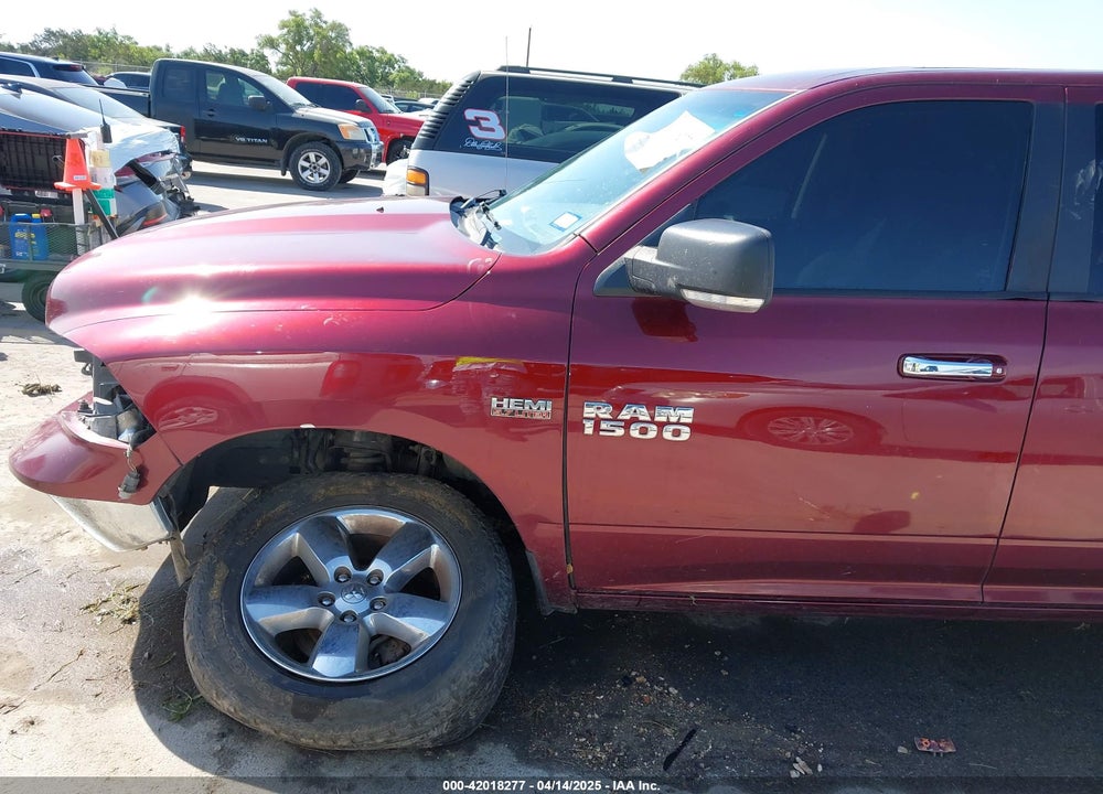 2017 RAM 1500 LONE STAR 4X4 5'7 BOX VIN: 1C6RR7LT0HS538748