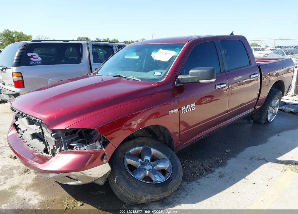 2017 RAM 1500 LONE STAR 4X4 5'7 BOX VIN: 1C6RR7LT0HS538748