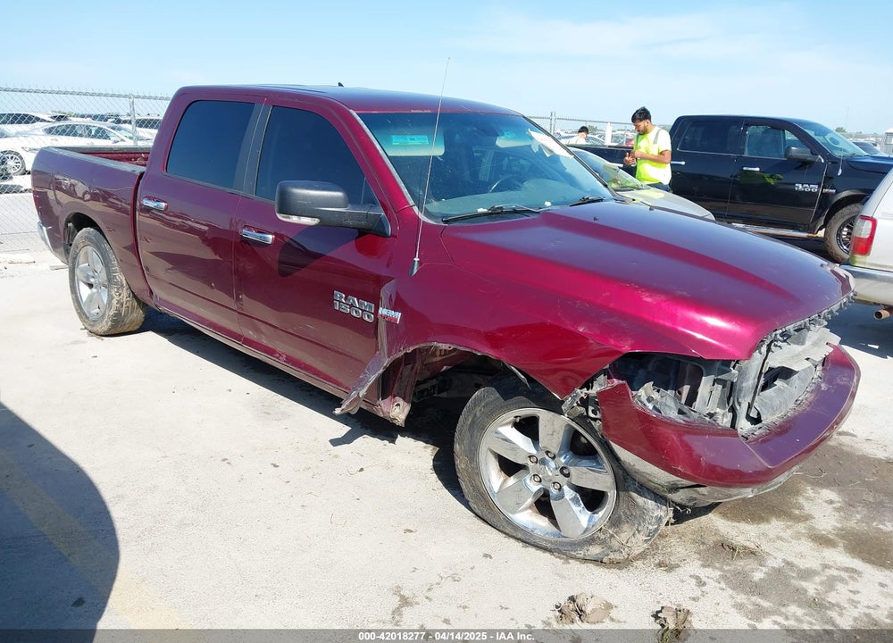 2017 RAM 1500 LONE STAR 4X4 5'7 BOX VIN: 1C6RR7LT0HS538748