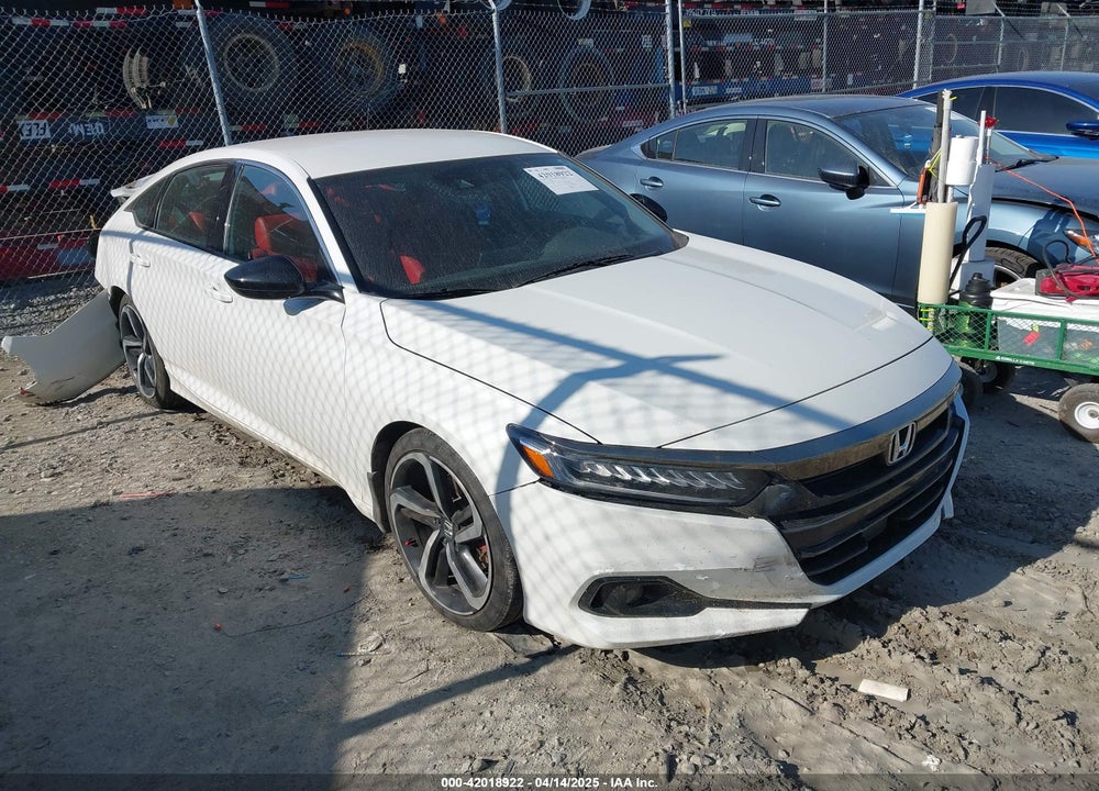2021 HONDA ACCORD SPORT VIN: 1HGCV1F37MA052992