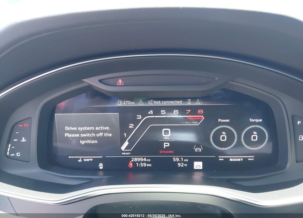 2021 AUDI RS 6 AVANT TFSI QUATTRO TIPTRONIC VIN: WUA1CBF28MN903573