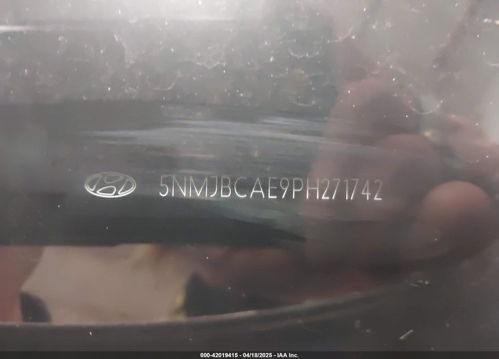 2023 HYUNDAI TUCSON SEL VIN: 5NMJBCAE9PH271742