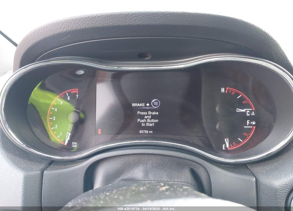 2015 DODGE DURANGO VIN: 1C4RDHDG9FC770979