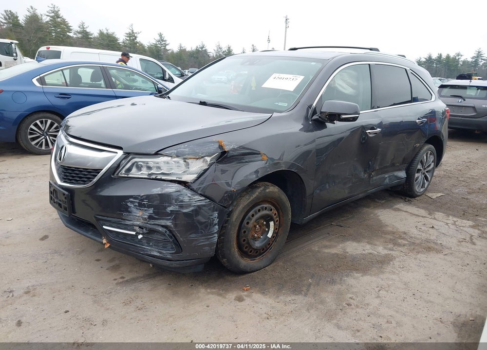 2014 ACURA MDX VIN: 5FRYD4H4XEB046657