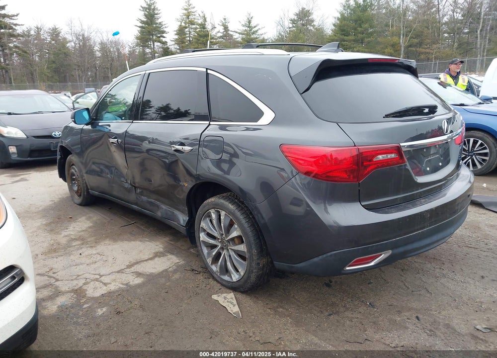 2014 ACURA MDX VIN: 5FRYD4H4XEB046657