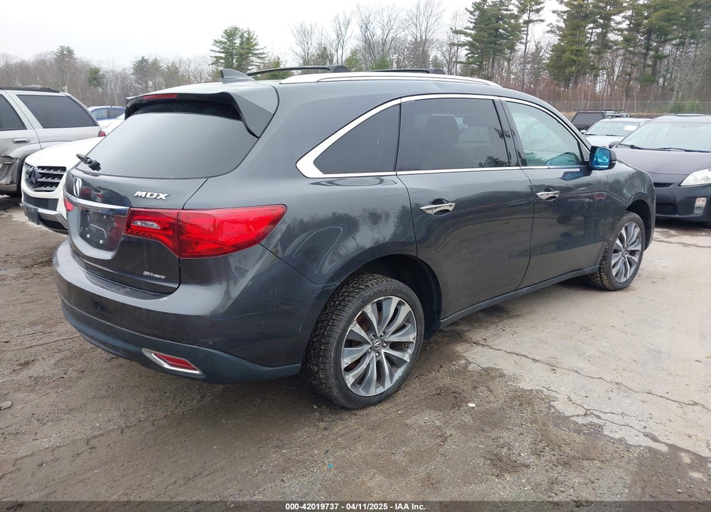 2014 ACURA MDX VIN: 5FRYD4H4XEB046657
