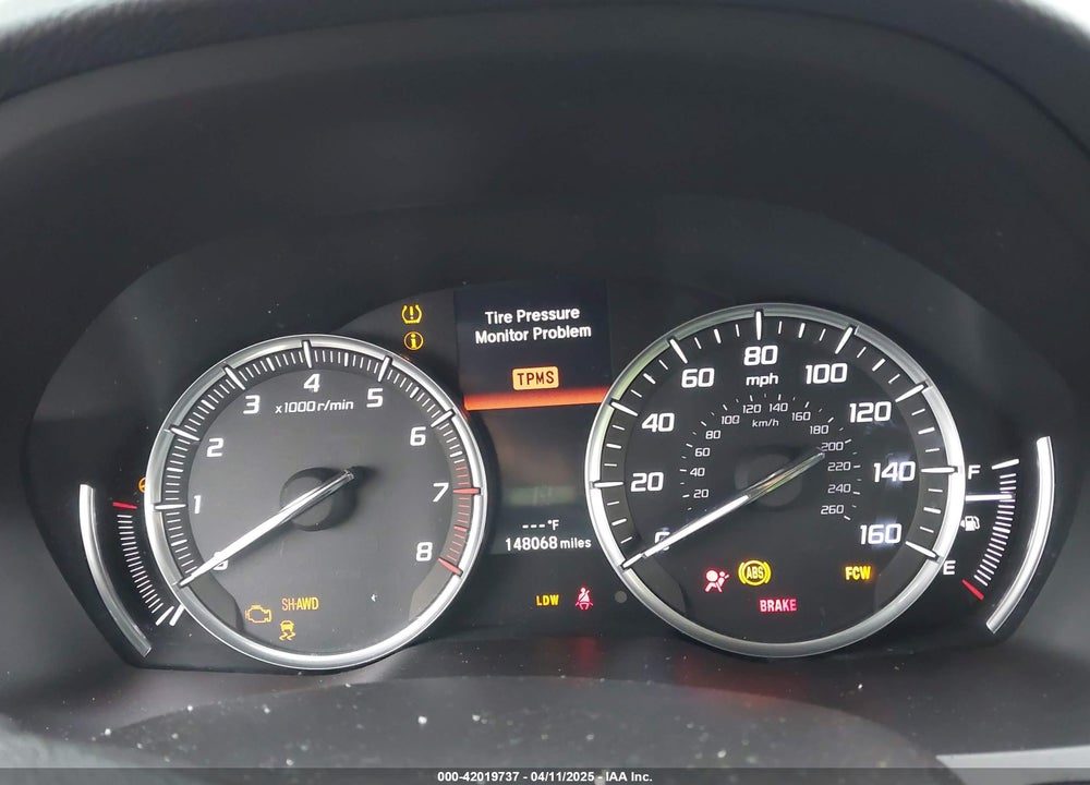 2014 ACURA MDX VIN: 5FRYD4H4XEB046657
