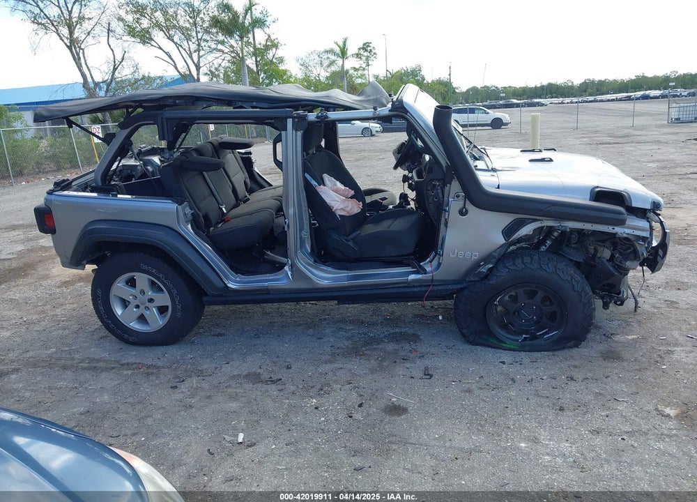 2018 JEEP WRANGLER UNLIMITED SPORT 4X4 VIN: 1C4HJXDG7JW170077