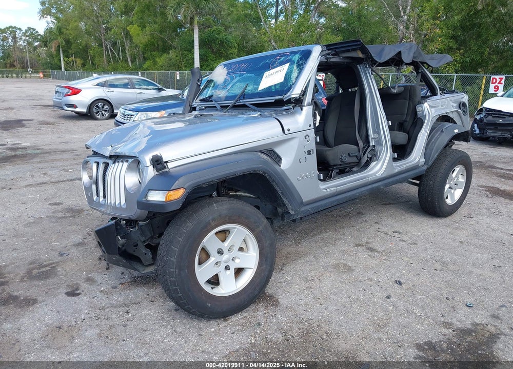 2018 JEEP WRANGLER UNLIMITED SPORT 4X4 VIN: 1C4HJXDG7JW170077