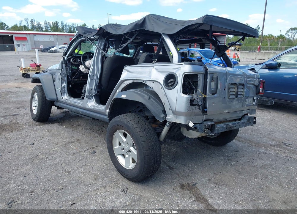 2018 JEEP WRANGLER UNLIMITED SPORT 4X4 VIN: 1C4HJXDG7JW170077