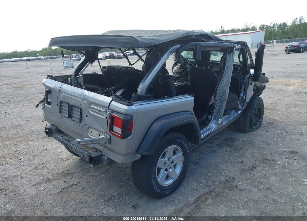 2018 JEEP WRANGLER UNLIMITED SPORT 4X4 VIN: 1C4HJXDG7JW170077