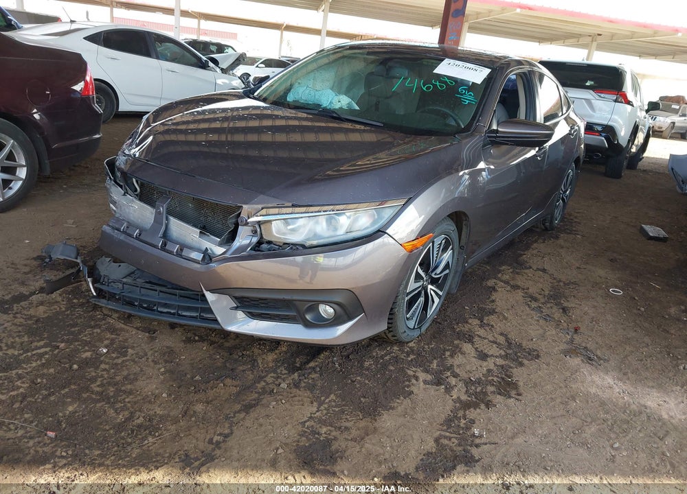 2017 HONDA CIVIC EX-L VIN: 19XFC1F75HE030870
