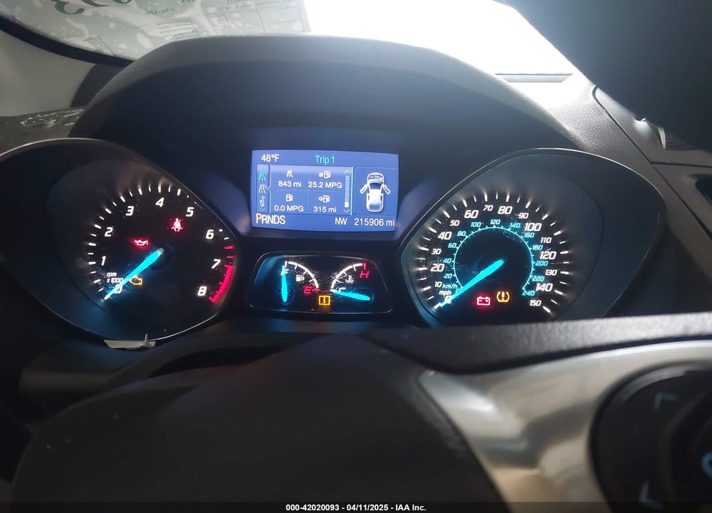 2013 FORD ESCAPE VIN: 1FMCU0GX6DUC09872