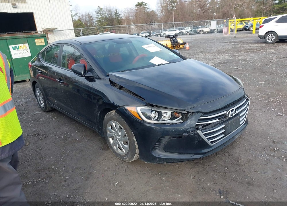2017 HYUNDAI ELANTRA SE VIN: KMHD74LF8HU329792