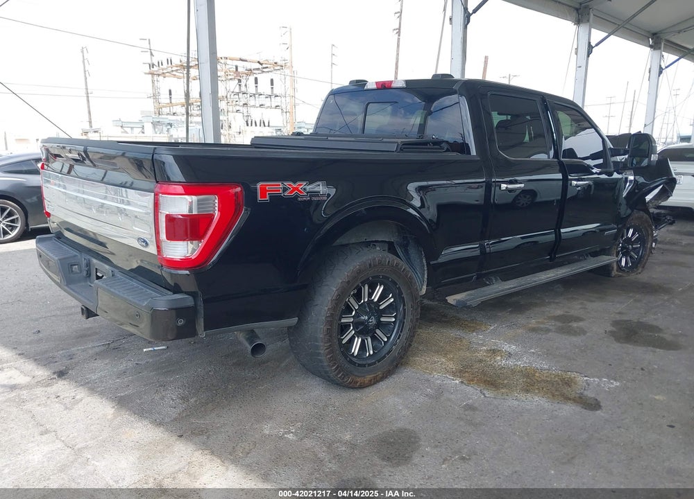 2022 FORD F-150 PLATINUM VIN: 1FTFW1ED8NFC40797