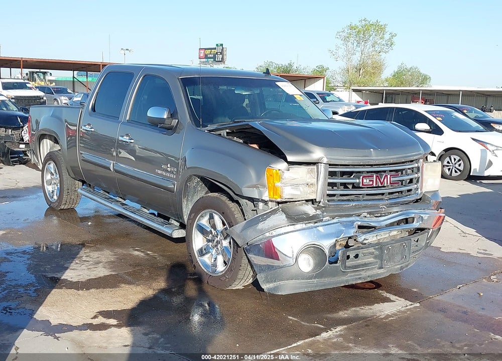 2013 GMC SIERRA 1500 SLE VIN: 3GTP1VE08DG322257