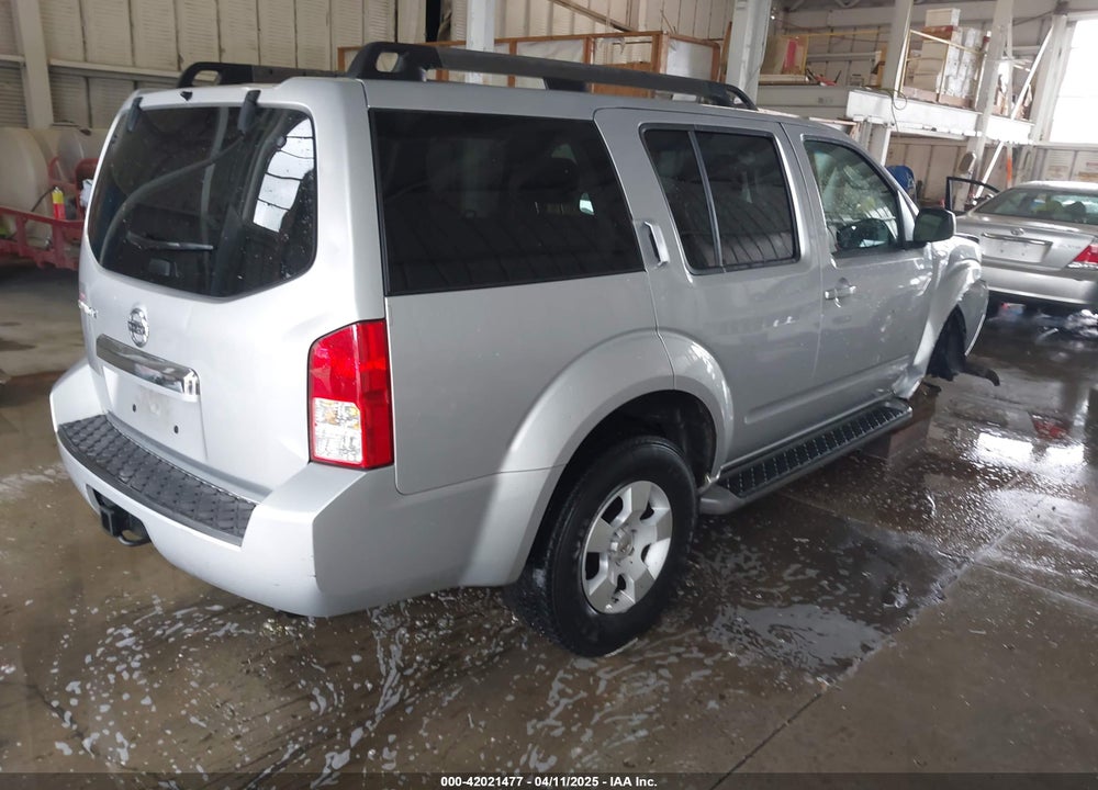 2008 NISSAN PATHFINDER S VIN: 5N1AR18B58C652513