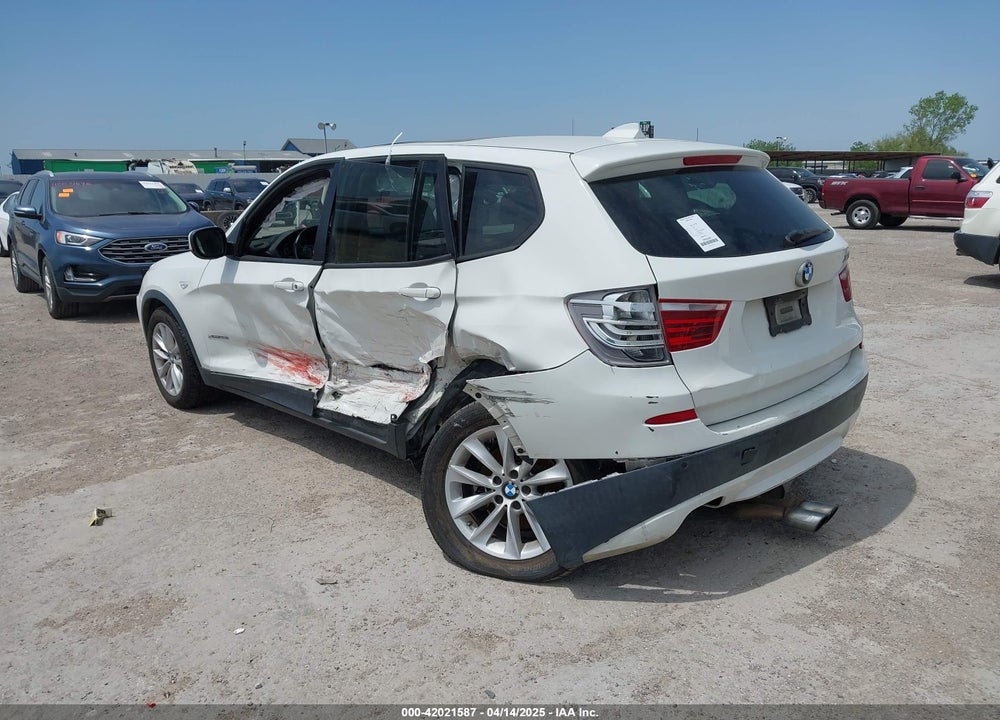 2013 BMW X3 XDRIVE28I VIN: 5UXWX9C54D0A08725