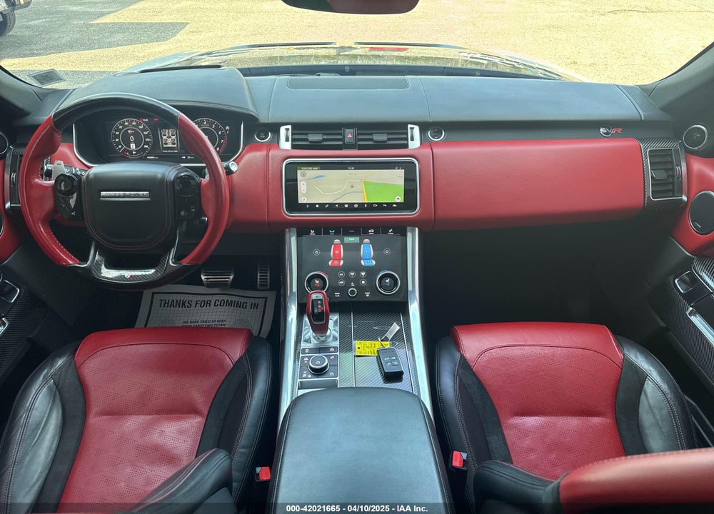 2018 LAND ROVER RANGE ROVER SPORT SVR VIN: SALWZ2SE7JA198973