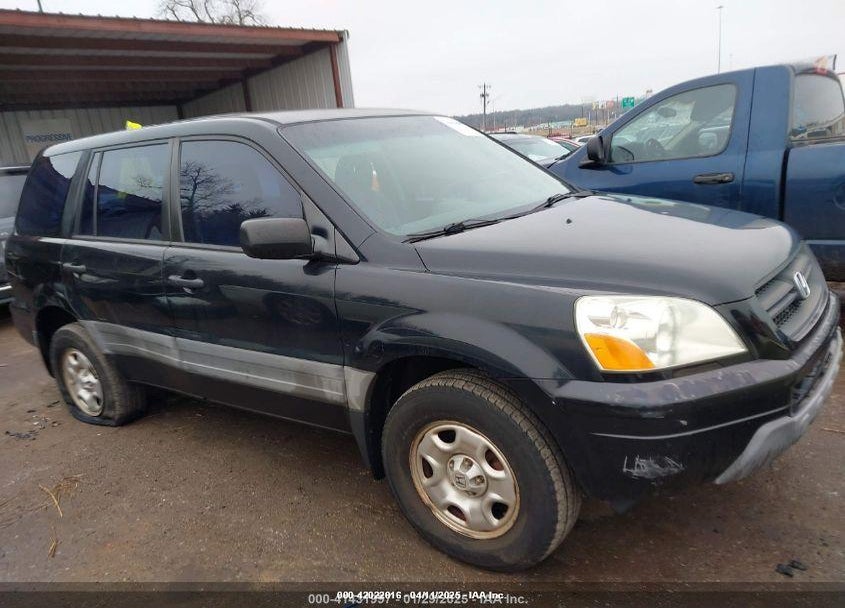 2004 HONDA PILOT VIN: 2HKYF18194H614848