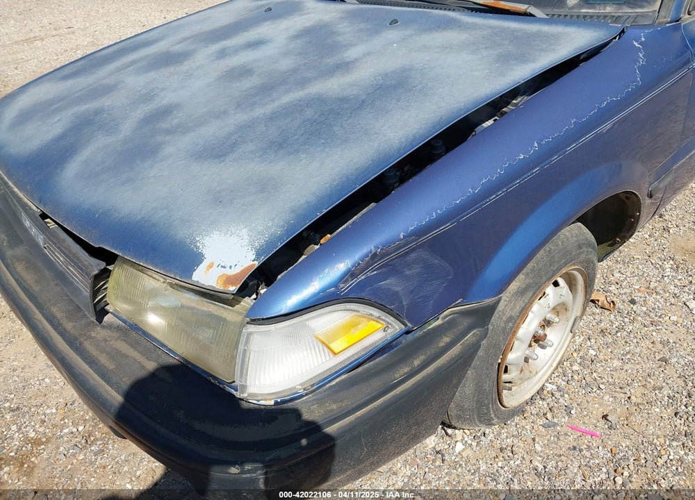 1989 TOYOTA COROLLA DLX VIN: 1NXAE92E7KZ027108