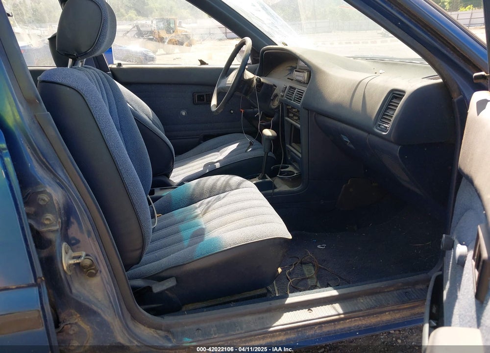 1989 TOYOTA COROLLA DLX VIN: 1NXAE92E7KZ027108
