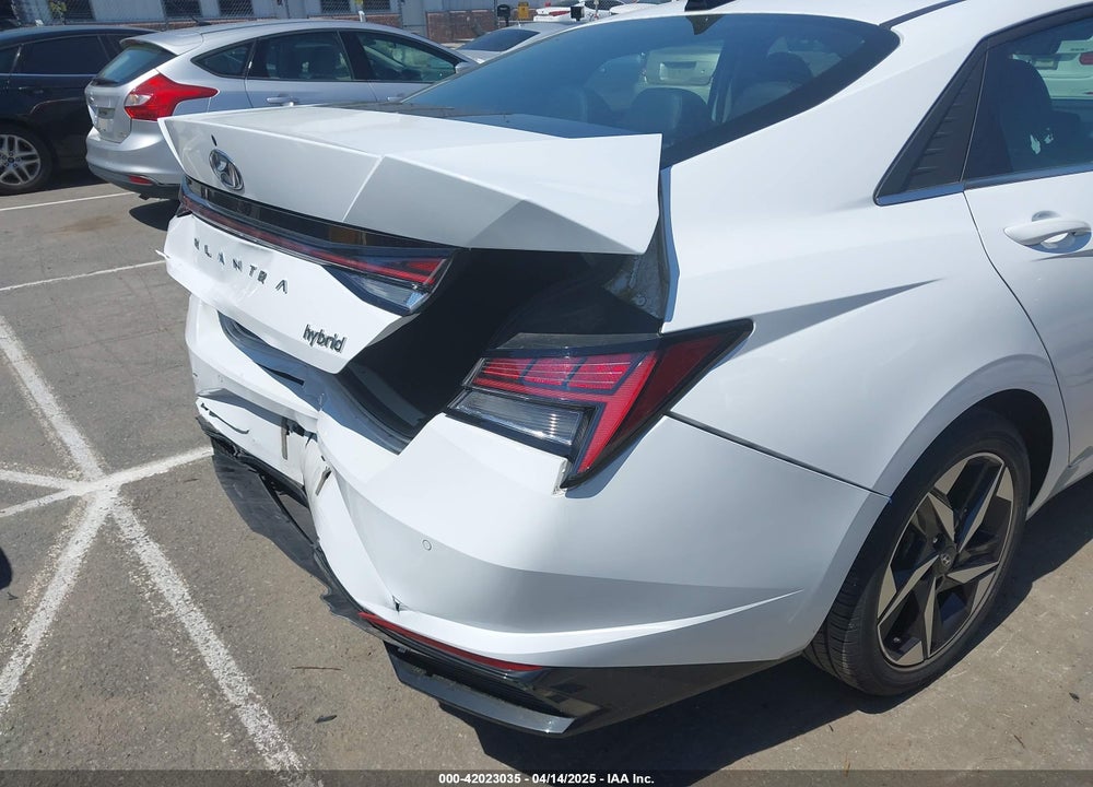 2022 HYUNDAI ELANTRA HYBRID LIMITED VIN: KMHLN4AJ2NU019478